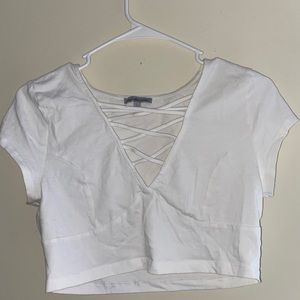 Basic White Crop Top